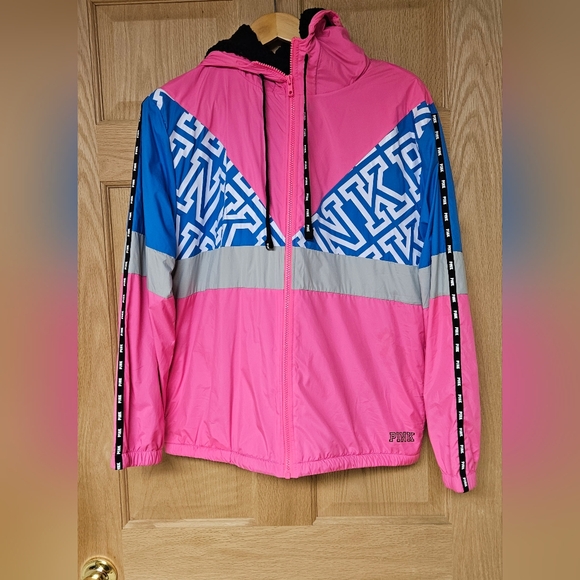Pink and Blue PINK XS Fleece Lined‎ Jacket - Picture 1 of 6